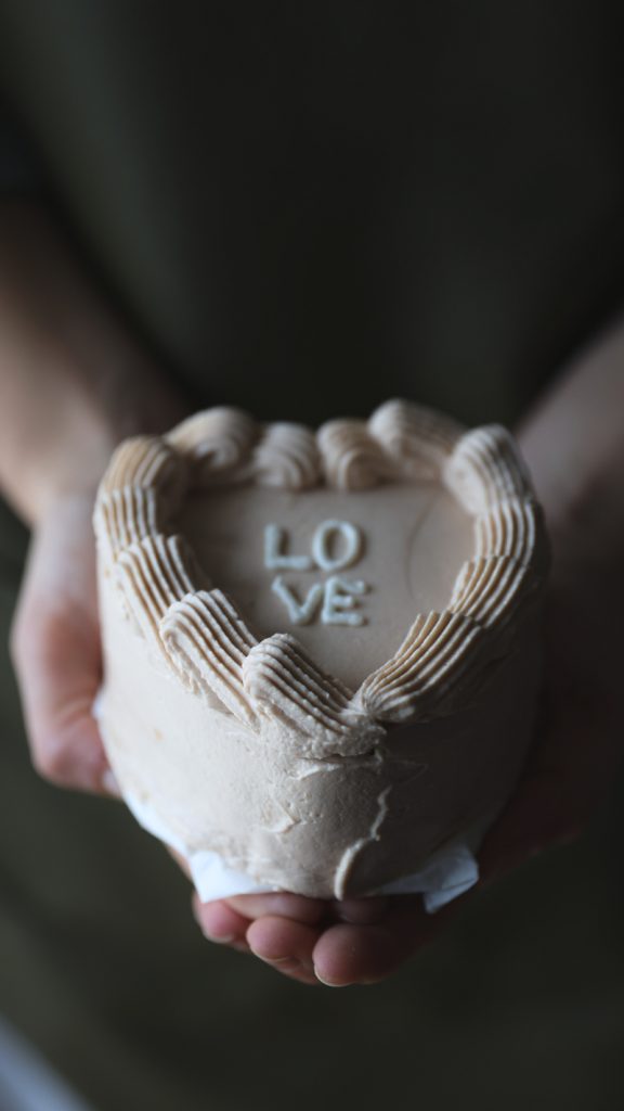 mini heart cake mini heart cake