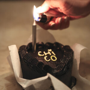 mini heart cake